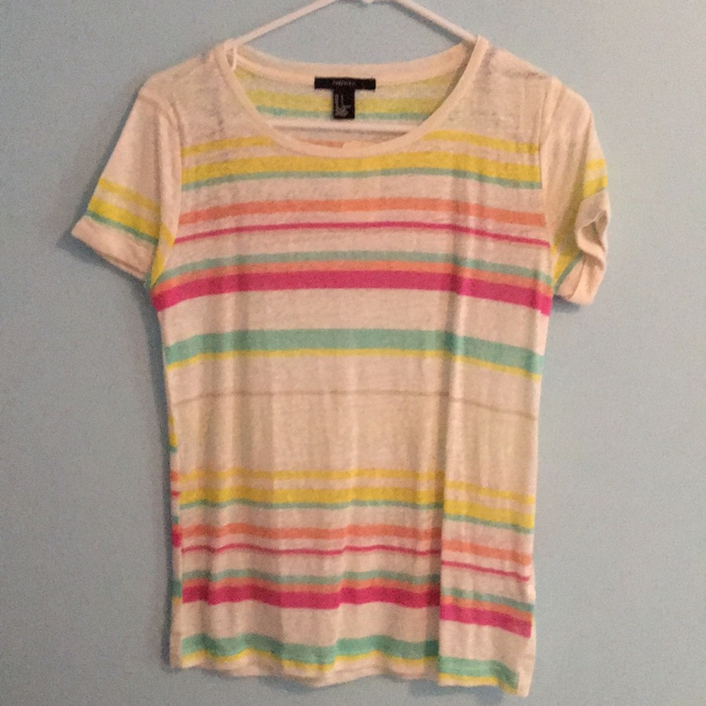 Colorful striped T-shirt